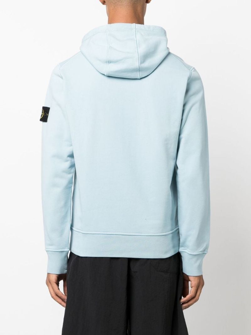 Blue Cotton Hoodie
