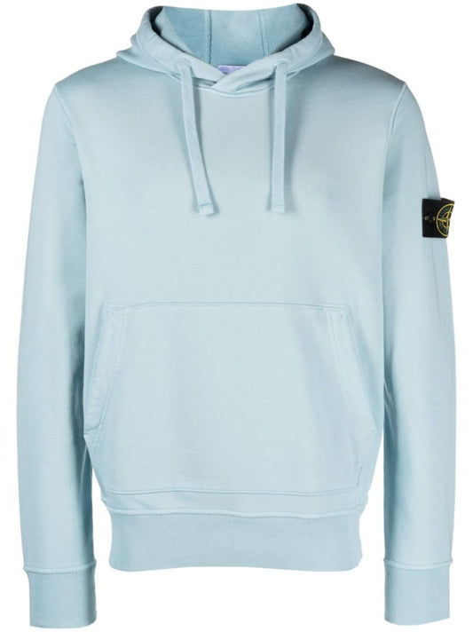 Blue Cotton Hoodie