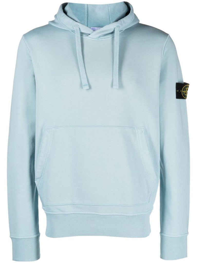 Blue Cotton Hoodie