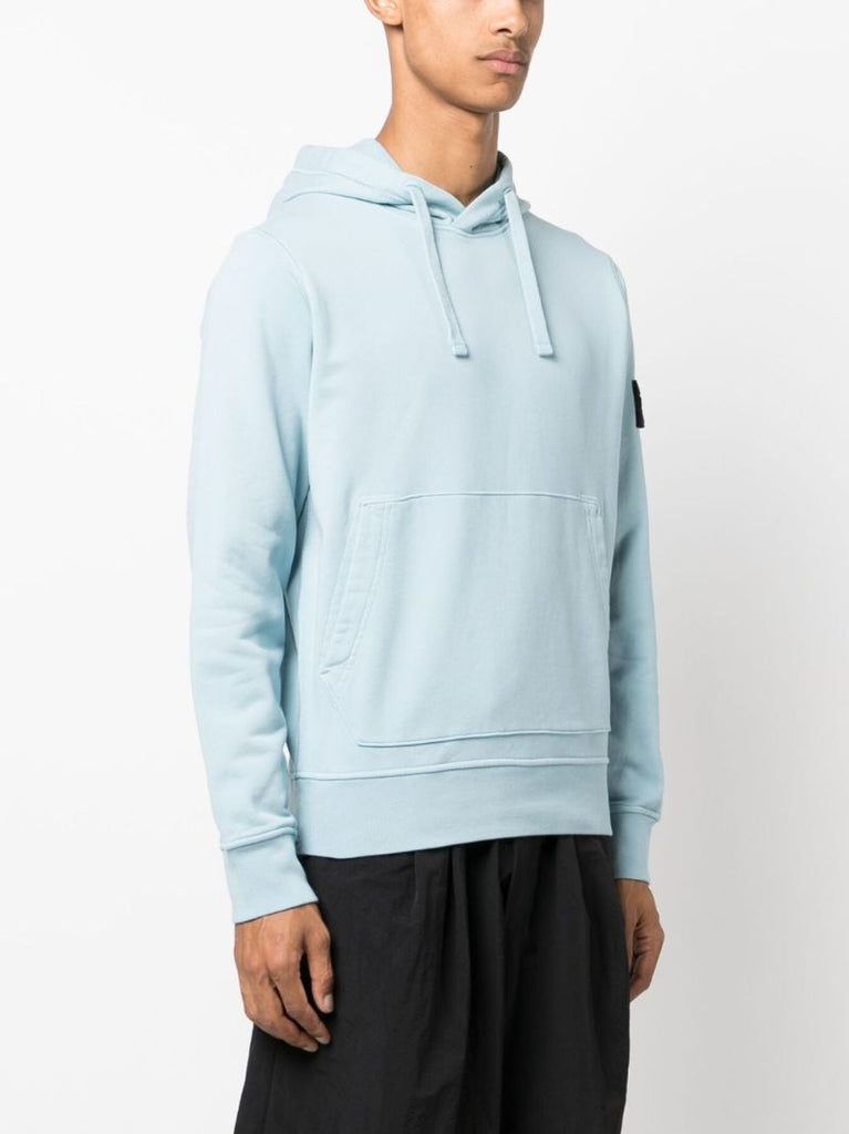 Blue Cotton Hoodie