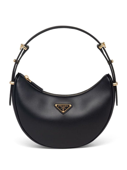 Black ArquÃ_x0083_Â© Leather Shoulder Bag