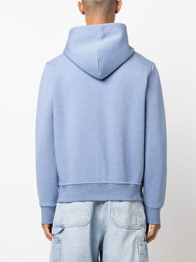 Blue Pono Pony Zip-up Hoodie
