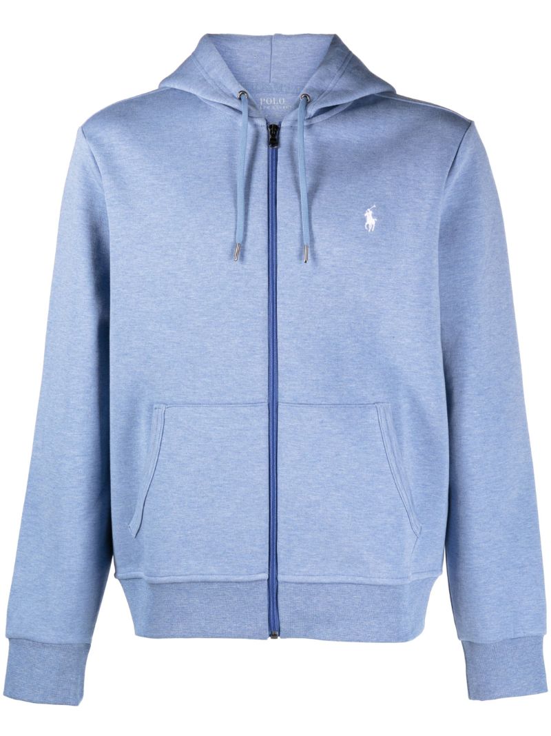 Blue Pono Pony Zip-up Hoodie