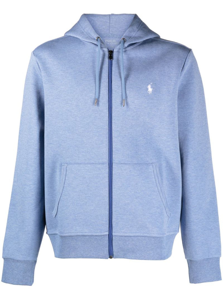 Blue Pono Pony Zip-up Hoodie