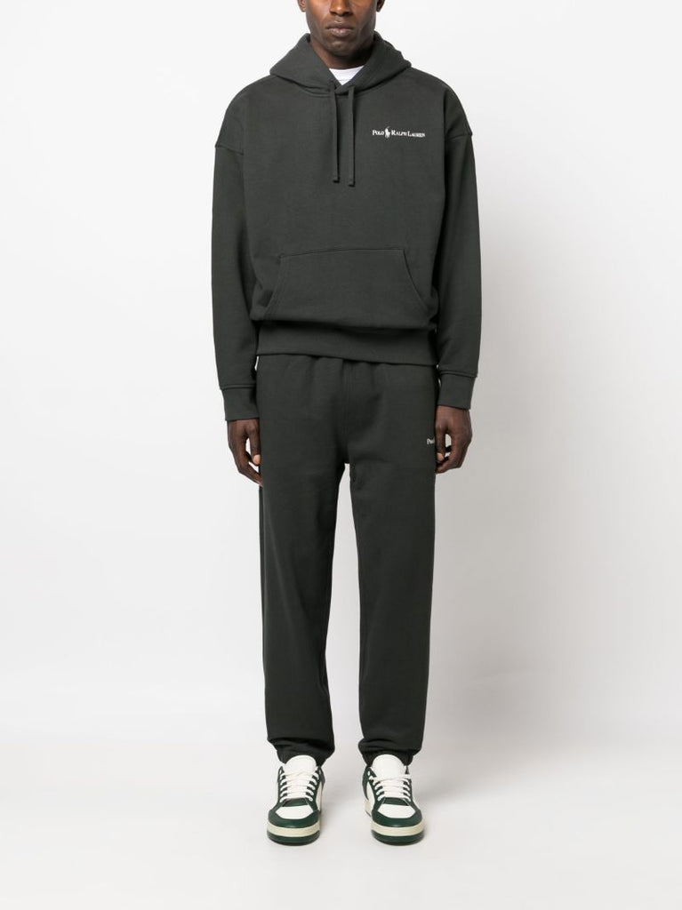 Black Logo-print Hoodie
