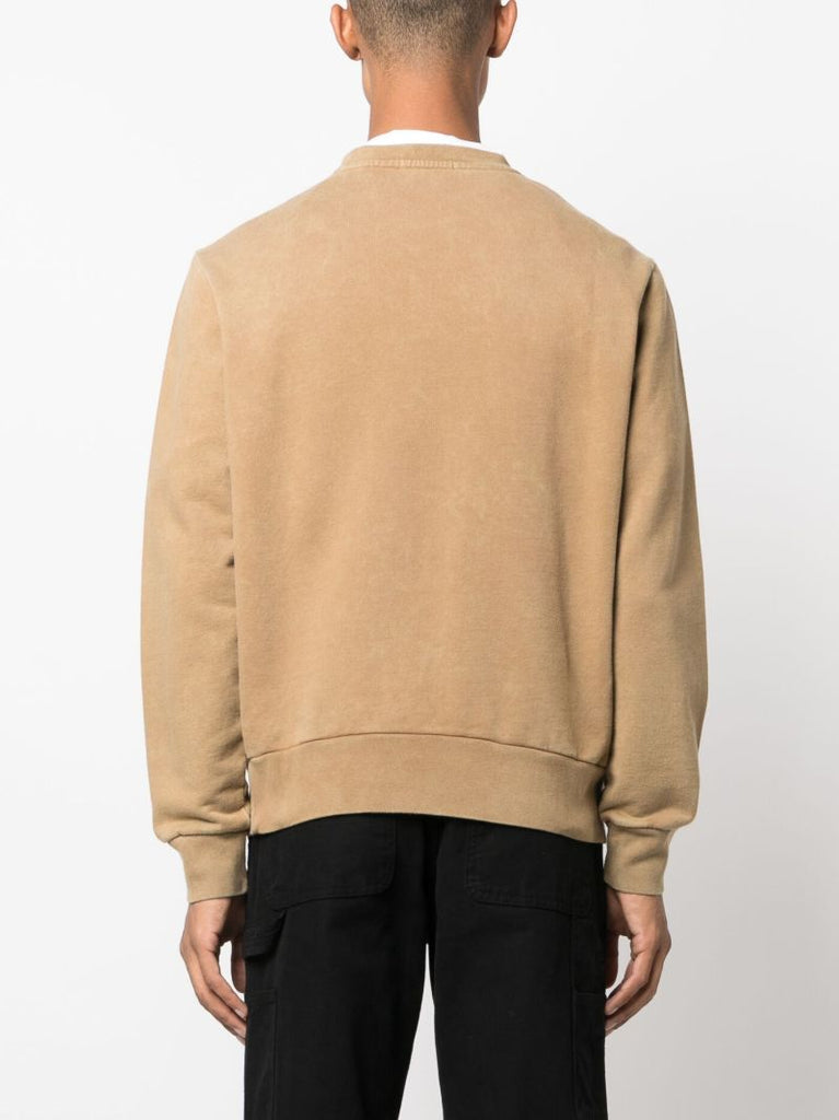 Neutral Polo Pony-embroidered Cotton Sweatshirt