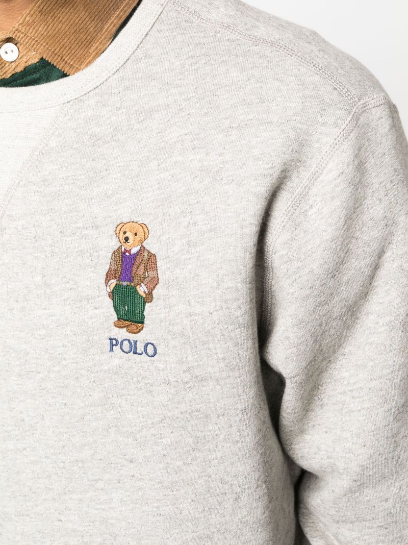 Grey Polo Bear Sweatshirt