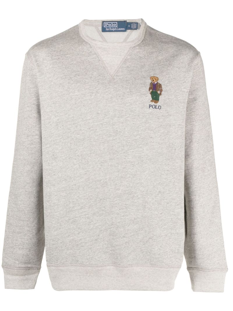 Grey Polo Bear Sweatshirt