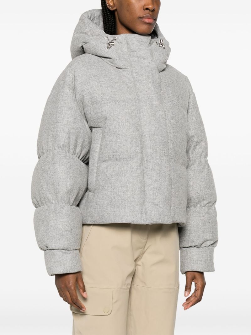 Grey Aomori Puffer Ski Jacket