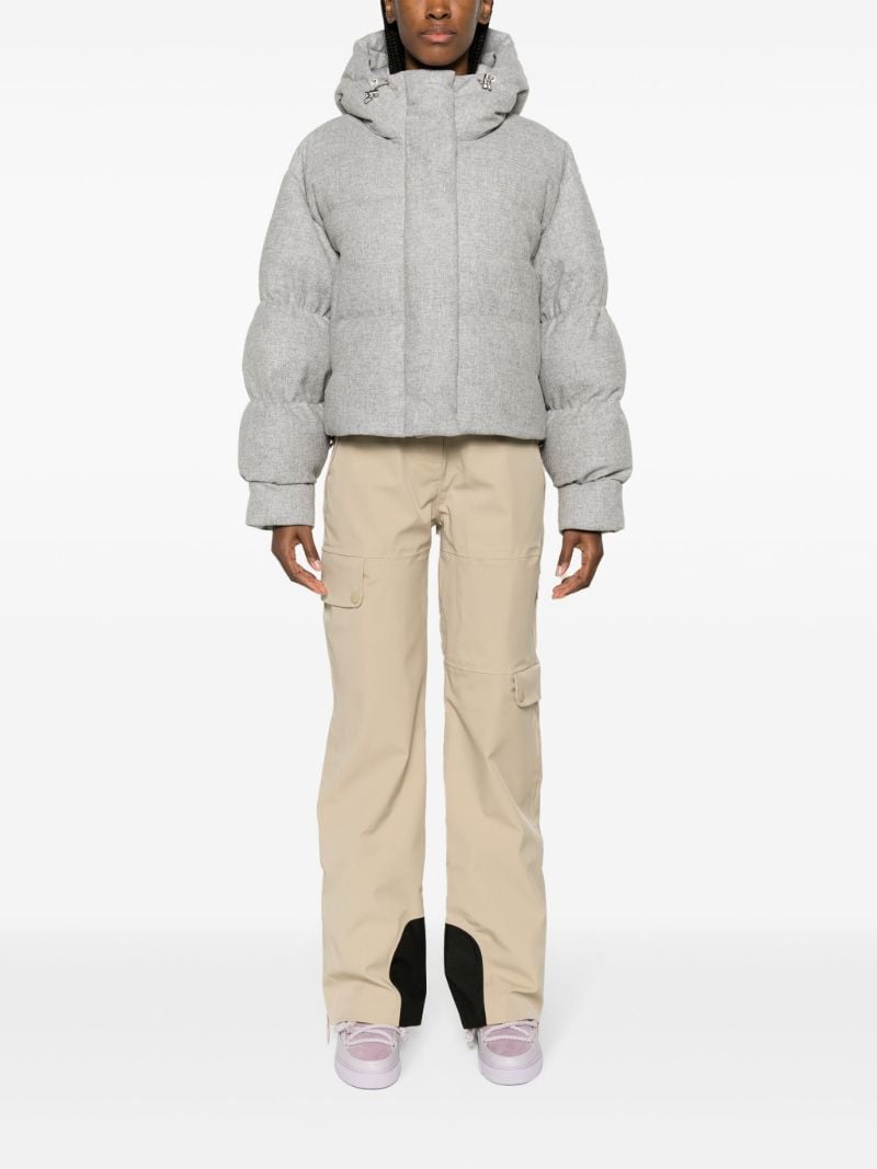 Grey Aomori Puffer Ski Jacket