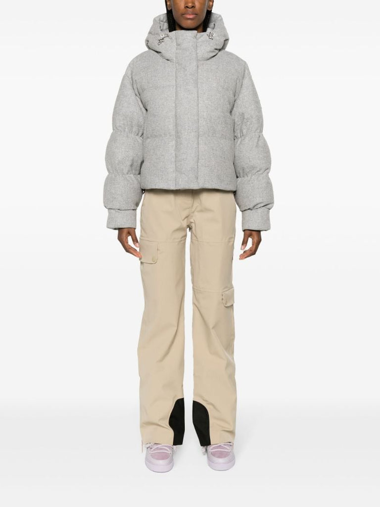 Grey Aomori Puffer Ski Jacket