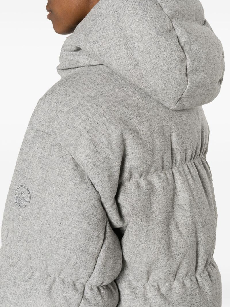 Grey Aomori Puffer Ski Jacket