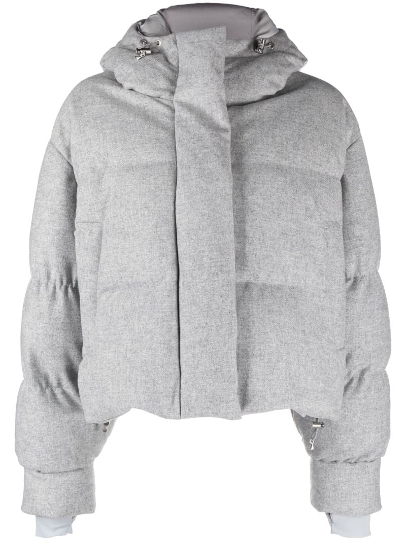 Grey Aomori Puffer Ski Jacket