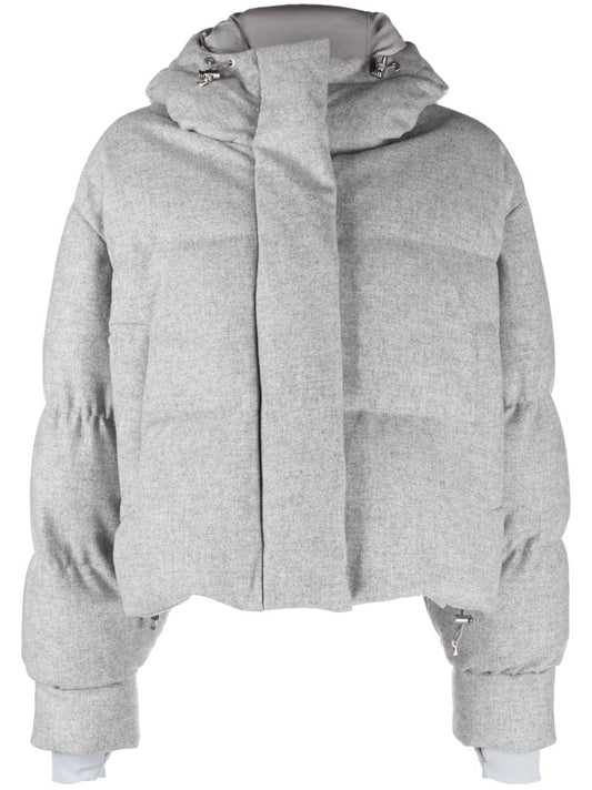 Grey Aomori Puffer Ski Jacket