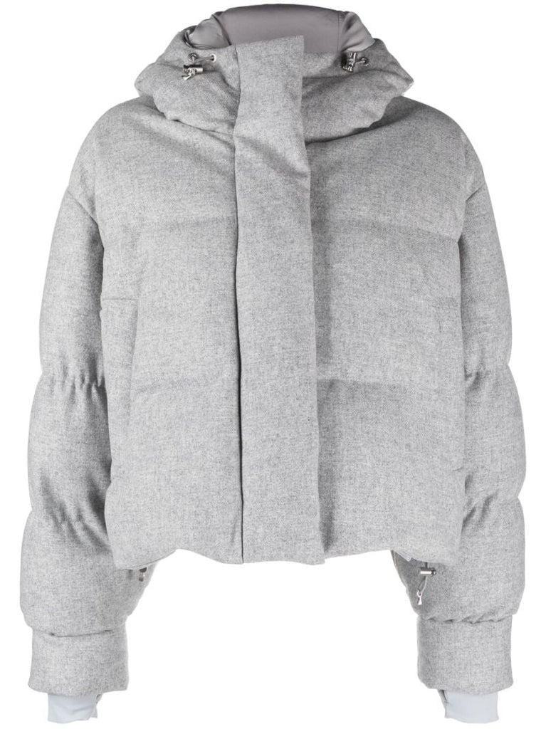 Grey Aomori Puffer Ski Jacket