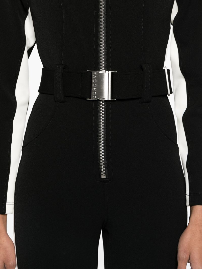 Black Belted Ski Suit