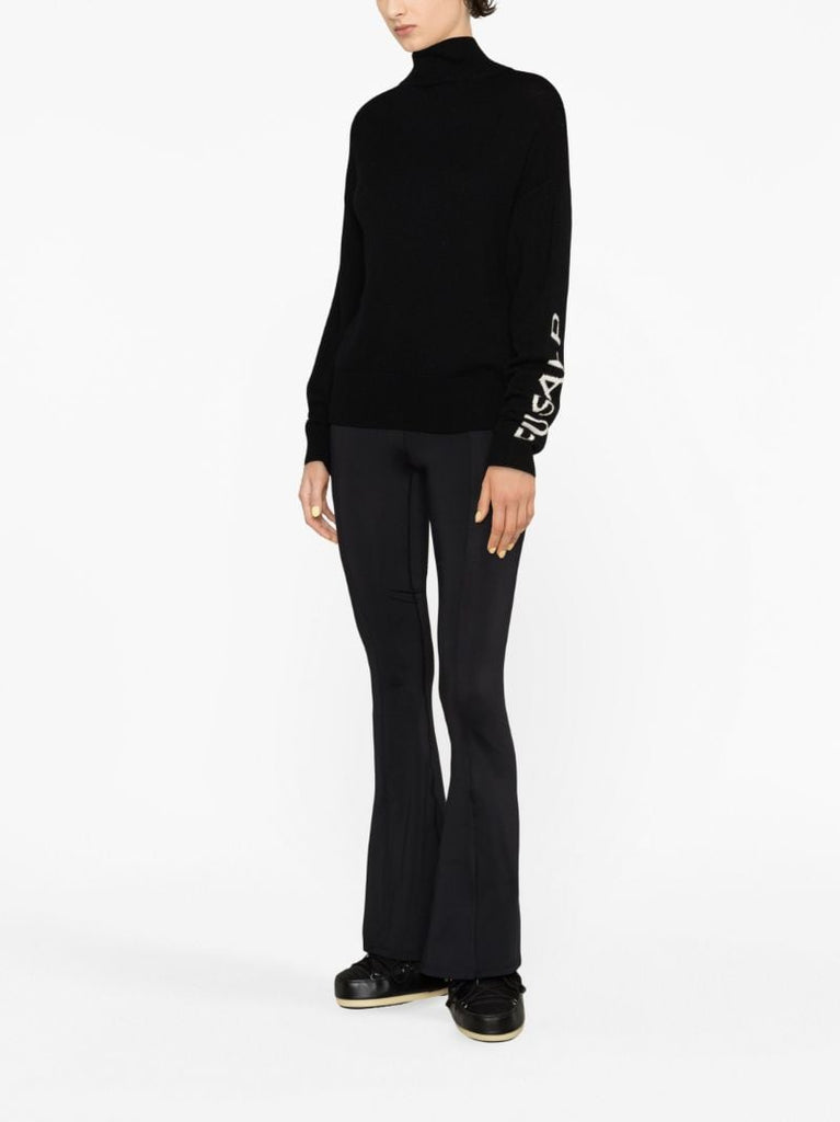 Black Ancelle Wool-blend Sweater