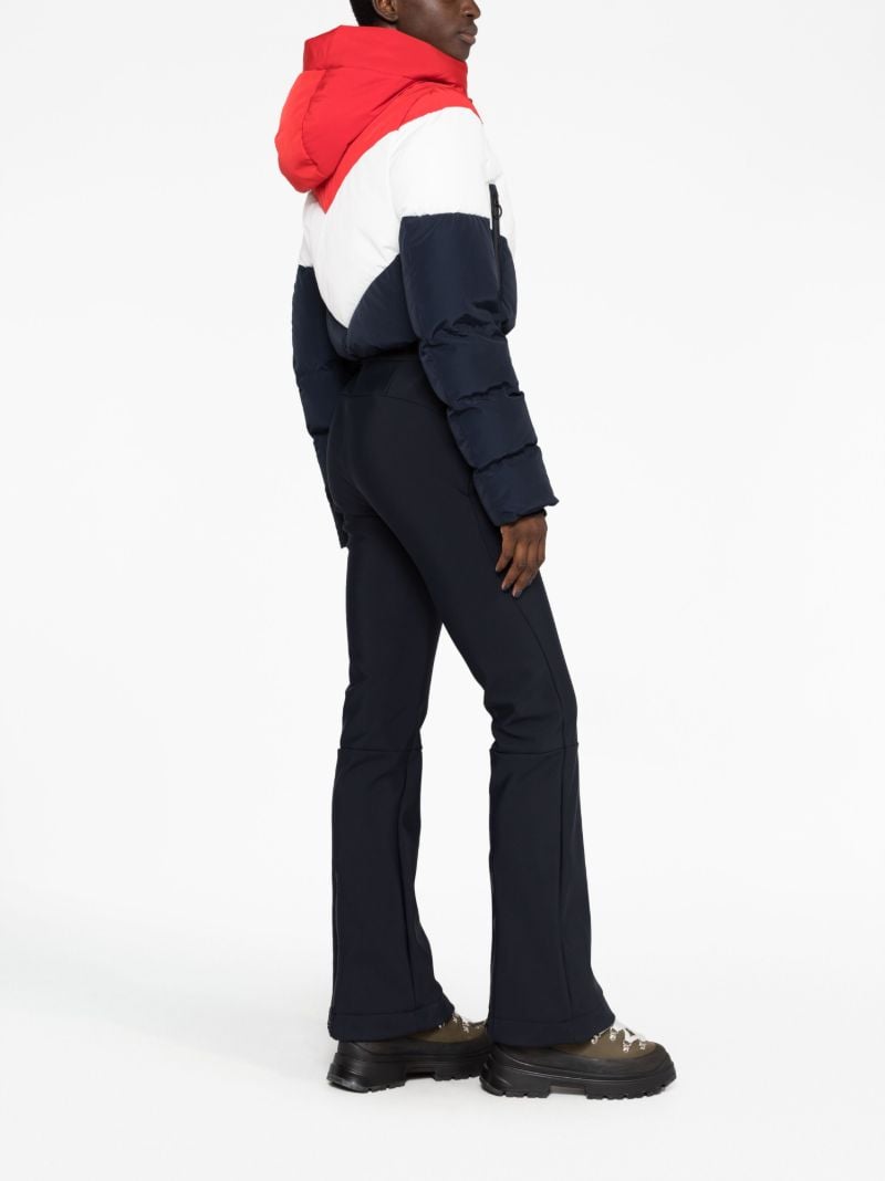 Blue Kira Chevron-stripe Ski Suit