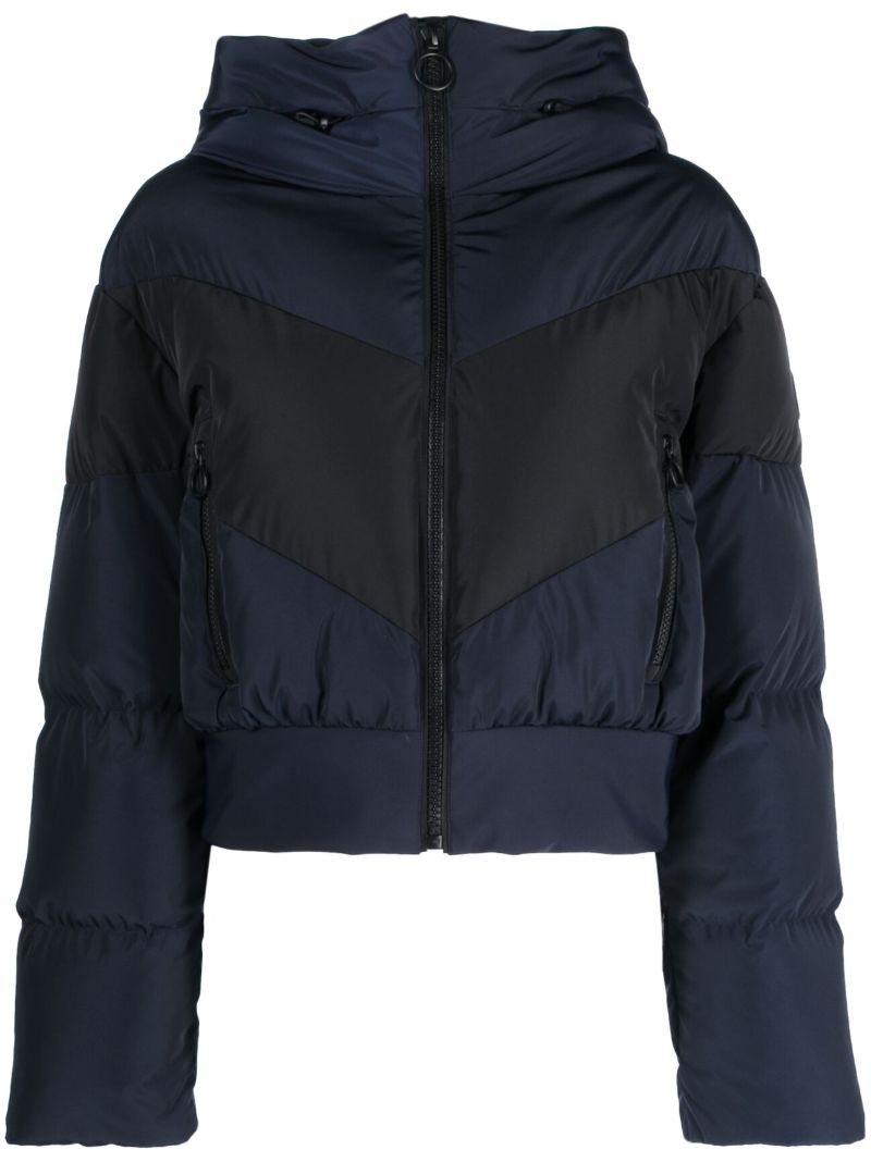 Blue Giulia Quilted Ski Jacket