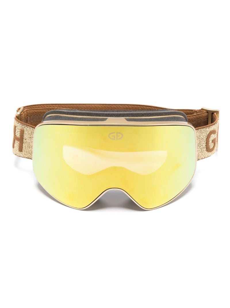 Gold Headturner Logo-strap Ski Goggles