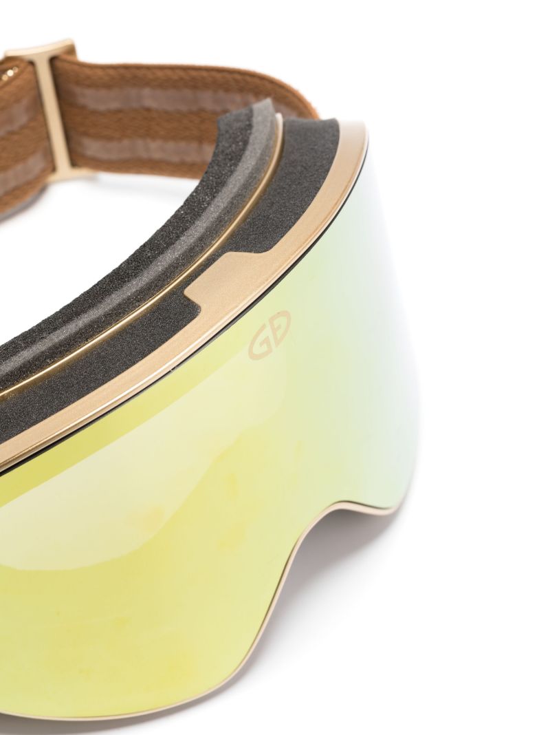 Gold Headturner Logo-strap Ski Goggles