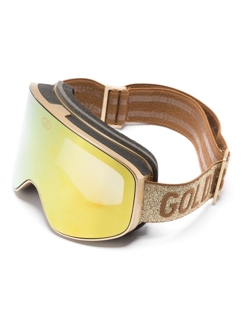 Gold Headturner Logo-strap Ski Goggles
