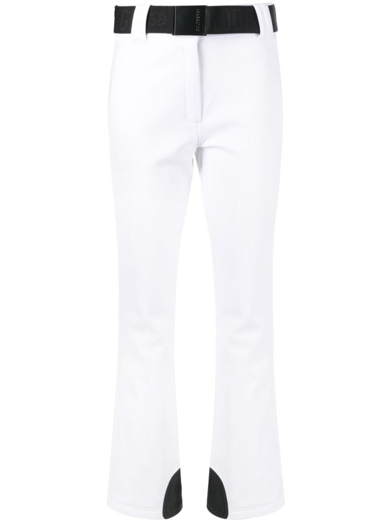 White Pippa Straight-leg Ski Trousers