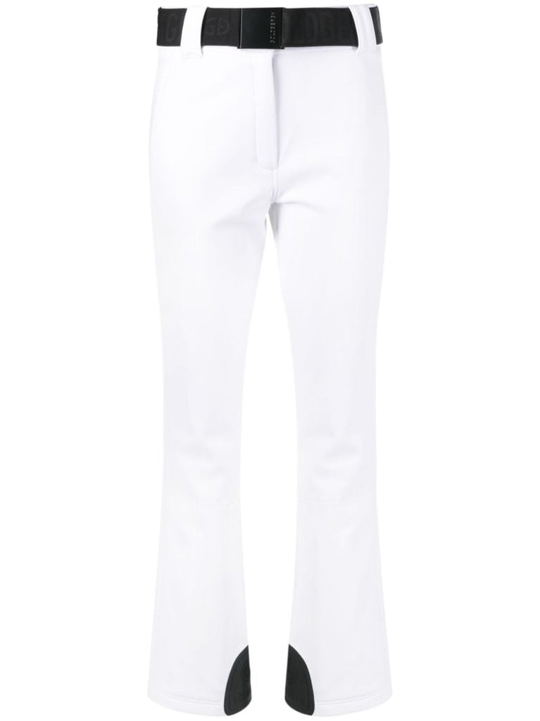 White Pippa Straight-leg Ski Trousers