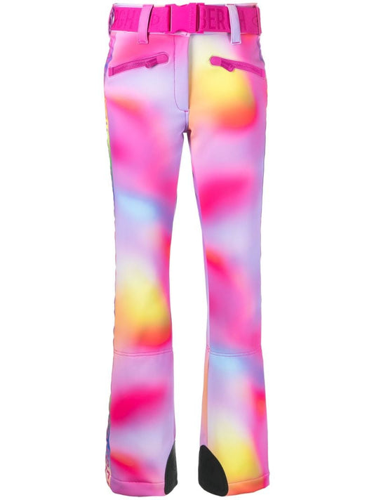 Pink Supernova Tie-dye Ski Trousers