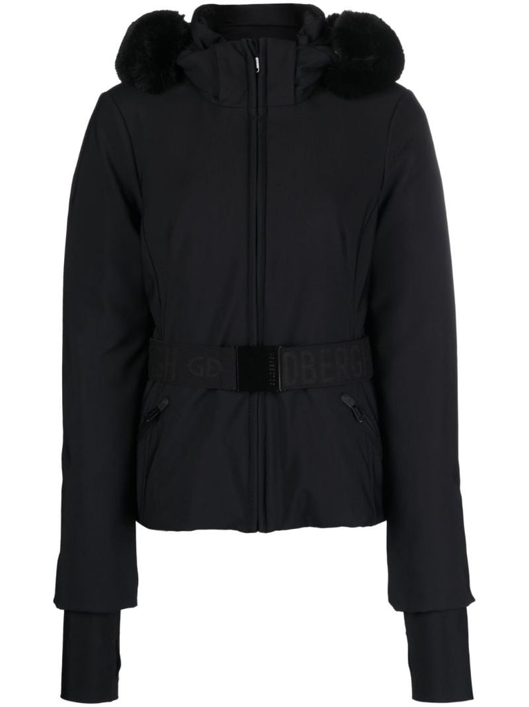 Black Hida Padded Ski Jacket