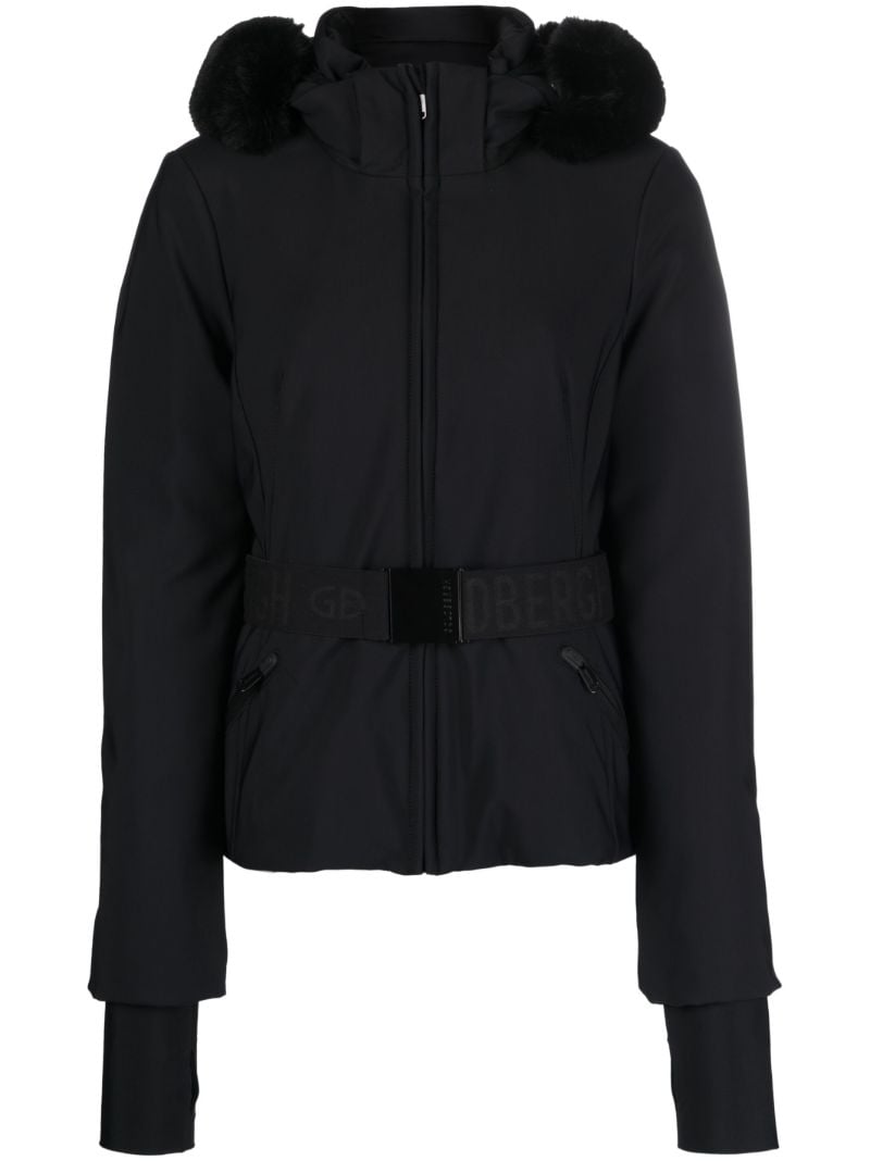 Black Hida Padded Ski Jacket