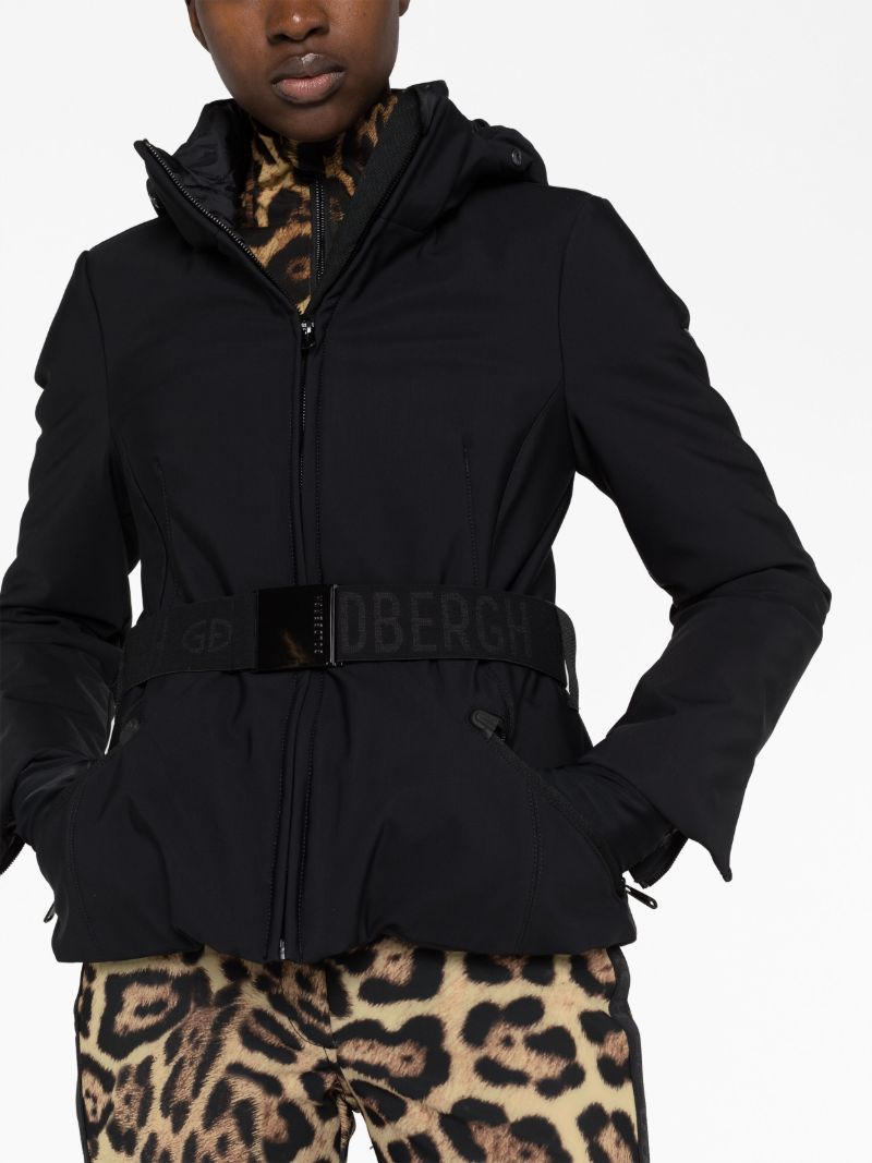 Black Hida Padded Ski Jacket