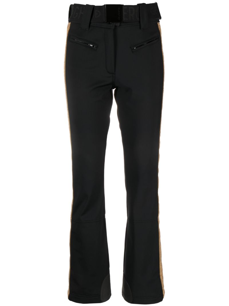 Black Logo-tape Straight-leg Ski Trousers