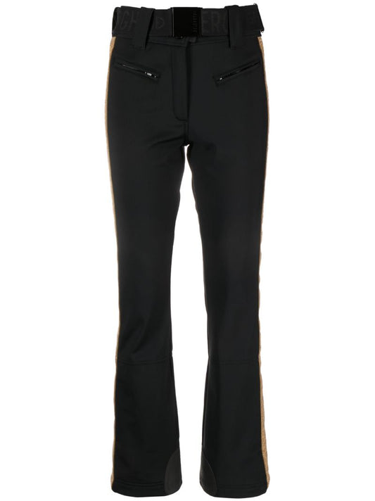 Black Logo-tape Straight-leg Ski Trousers