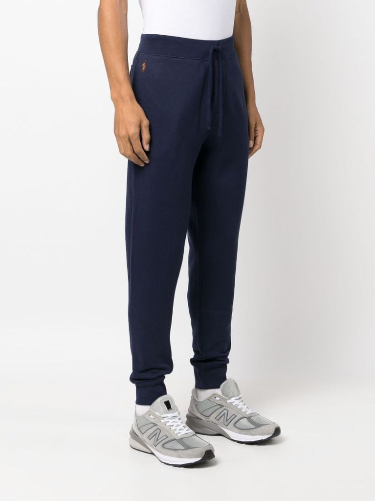 Blue Logo-embroidered Track Pants