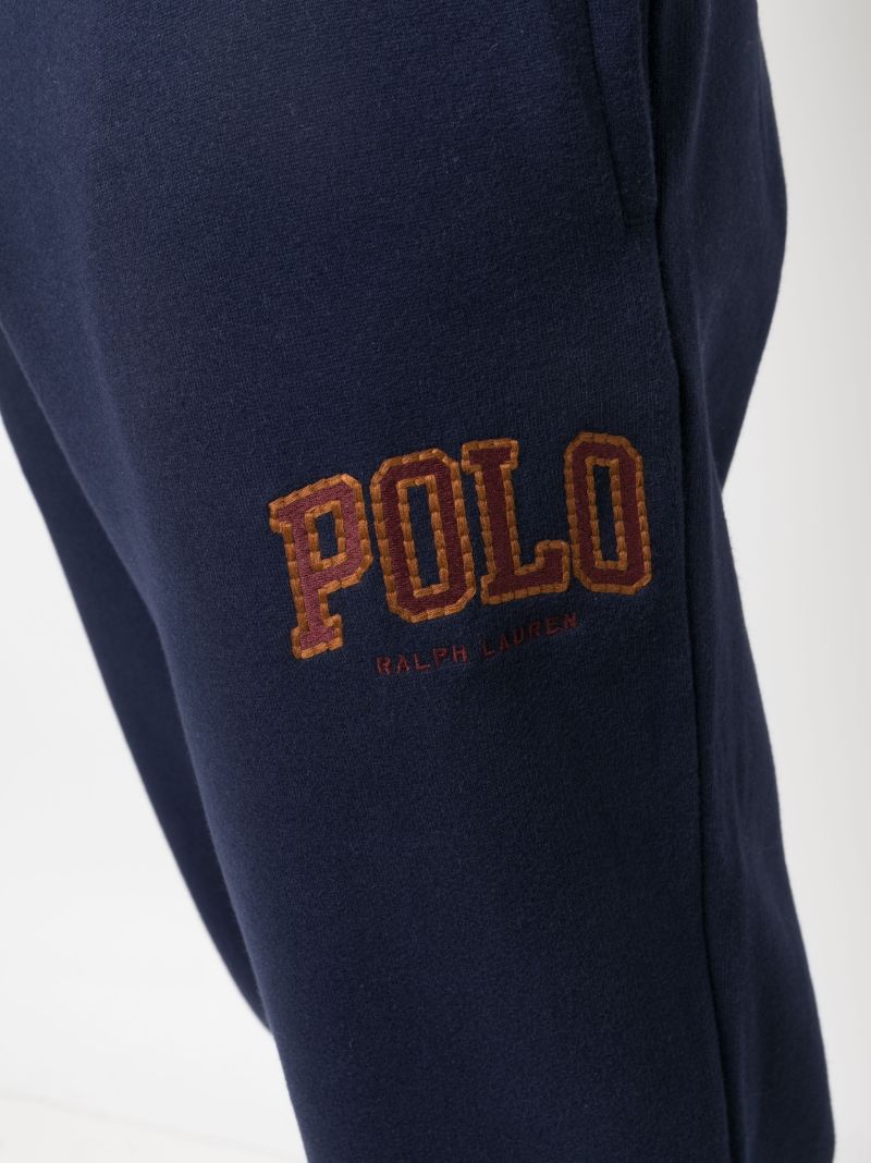Blue Logo-embroidered Track Pants