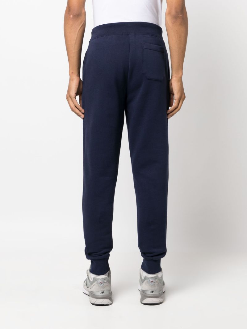 Blue Logo-embroidered Track Pants
