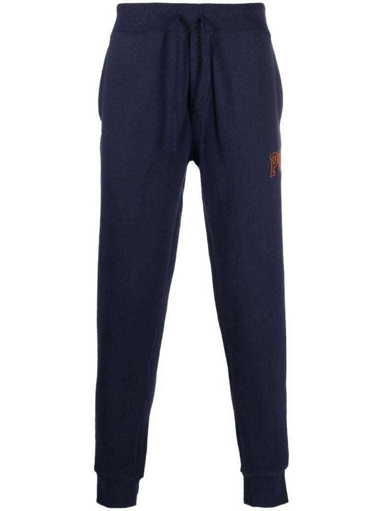 Blue Logo-embroidered Track Pants