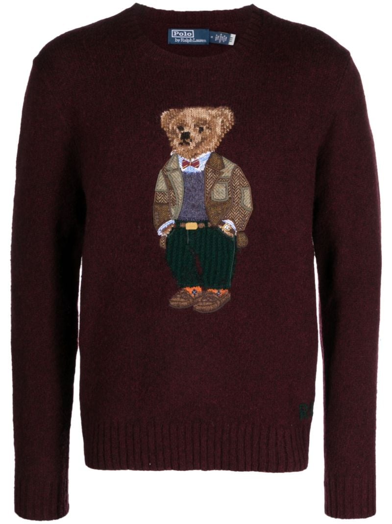 Red Polo Bear Sweater