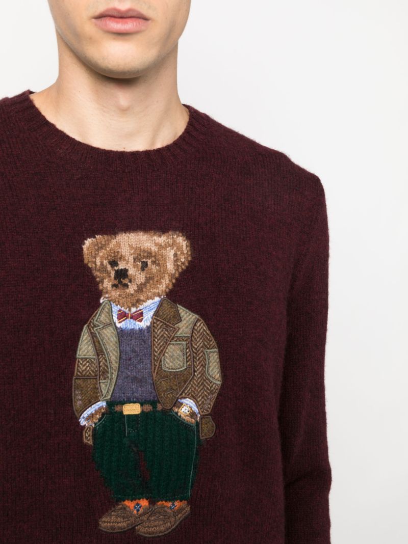 Red Polo Bear Sweater