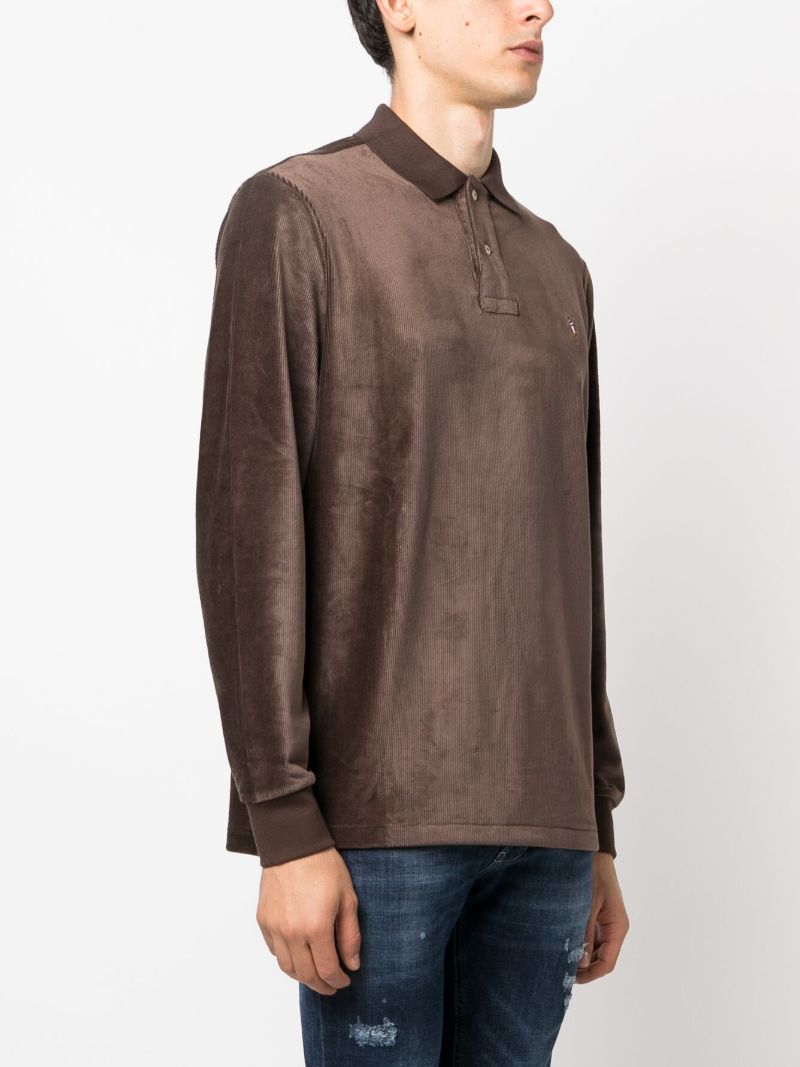 Brown Polo Pony Corduroy Polo Shirt