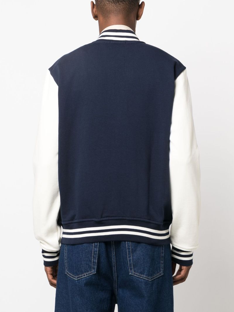 Blue Polo Pony Varsity Jacket