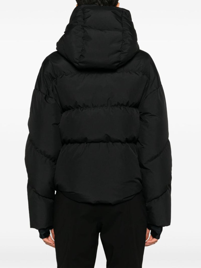 Black Meribel Hooded Down Ski Jacket