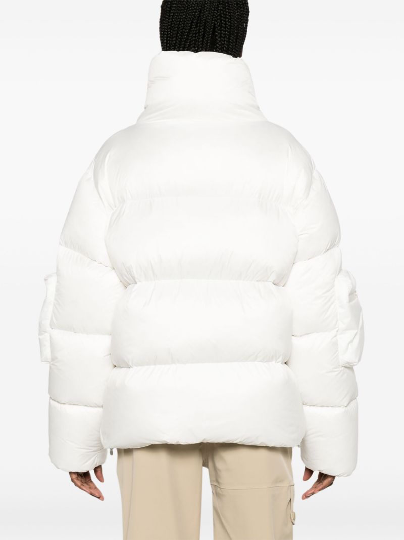 White Mogul Puffer Ski Jacket