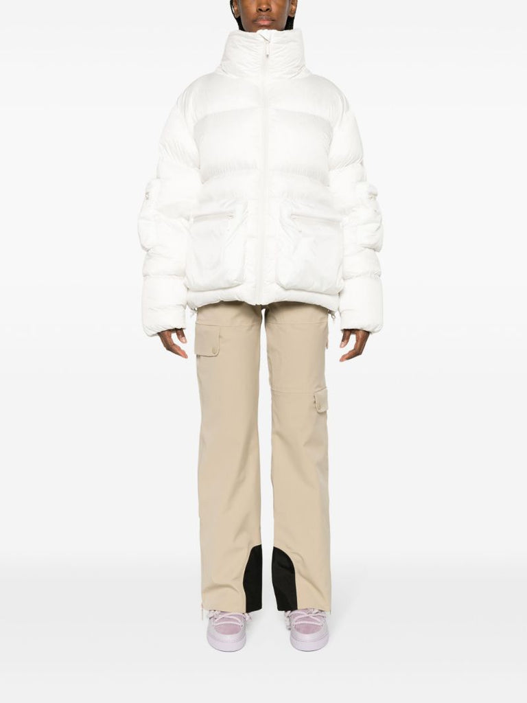White Mogul Puffer Ski Jacket