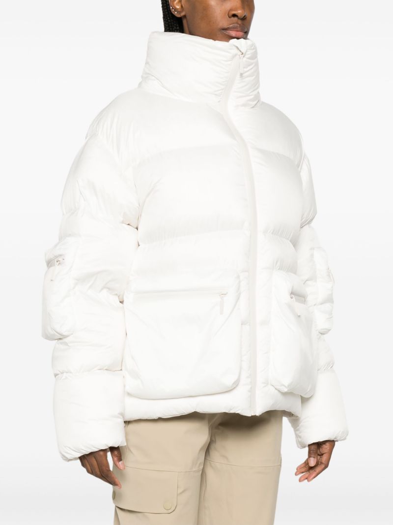 White Mogul Puffer Ski Jacket