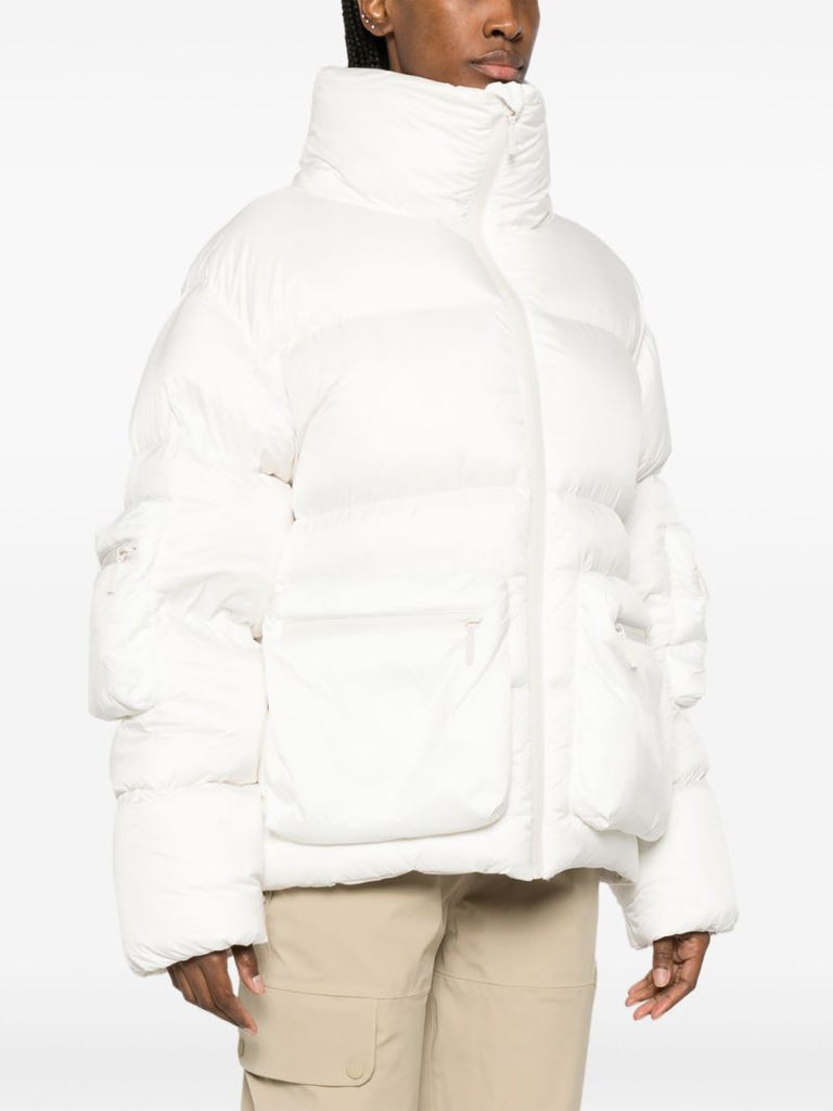 White Mogul Puffer Ski Jacket