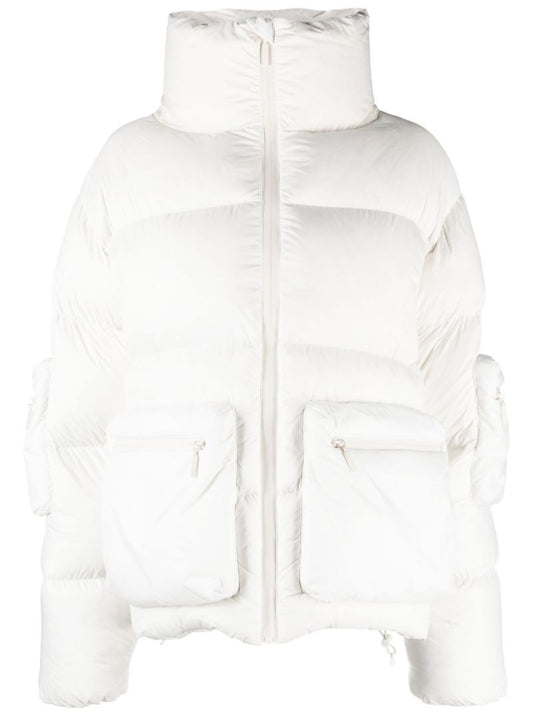 White Mogul Puffer Ski Jacket