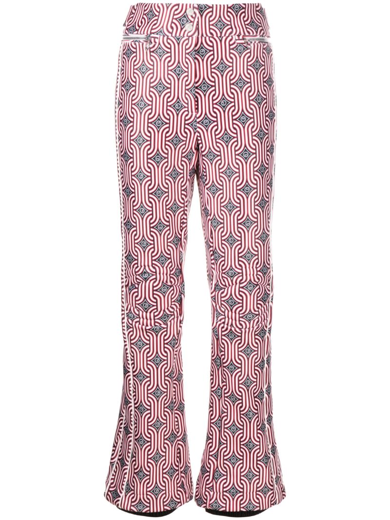 Neutral Celia Geometric-print Ski Trousers