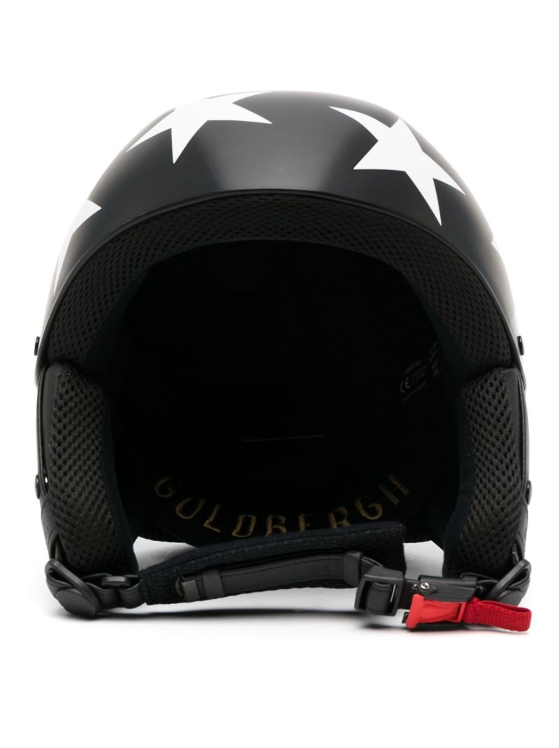 Black Smasher Star-print Ski Helmet